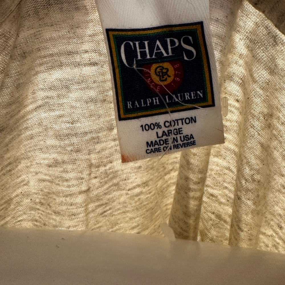 Vintage Chaps Ralph Lauren Short Sleeve Tee - Picture 6 of 6